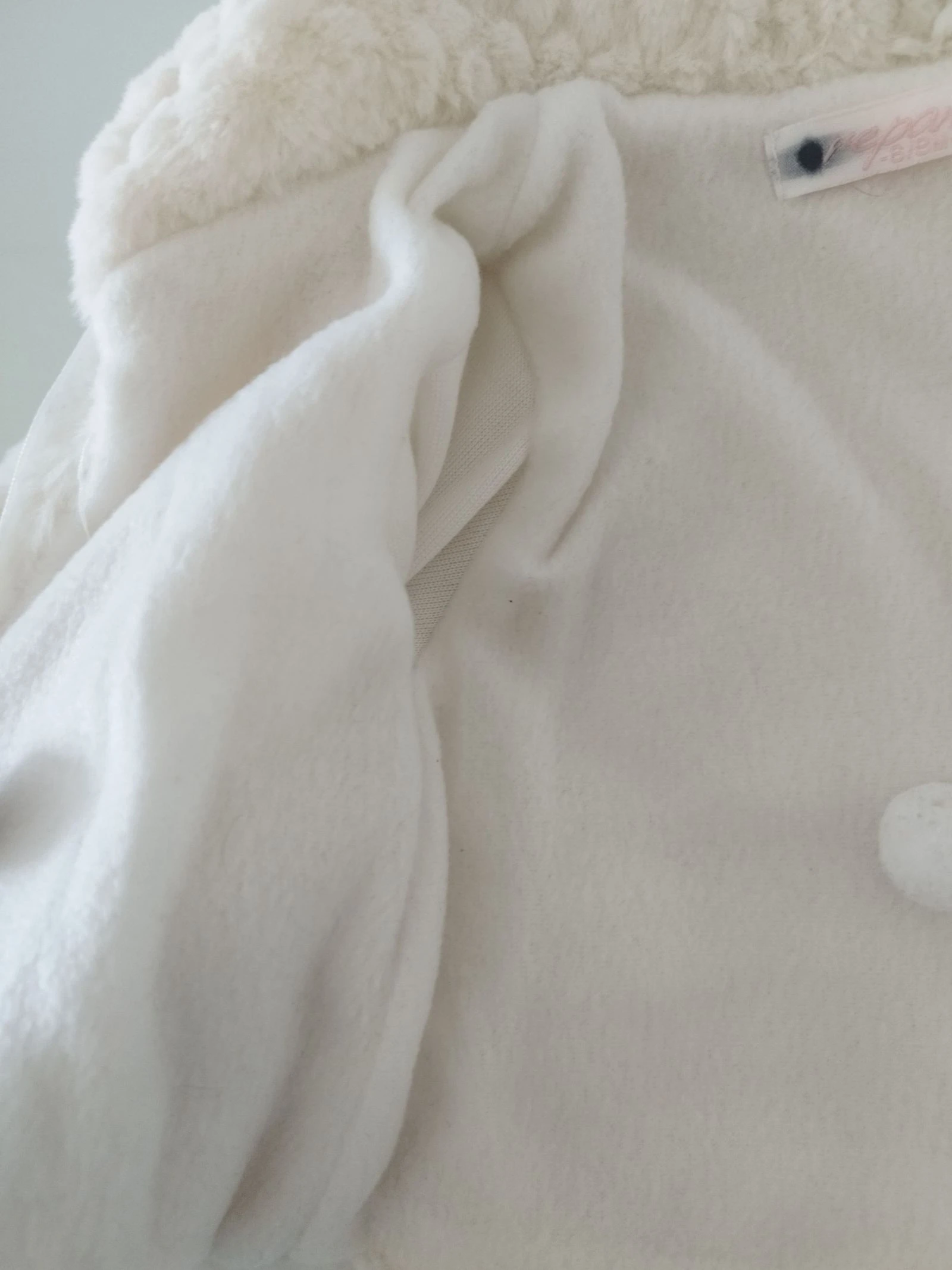 Chaqueta de pelo suave con forro polar 6-9 meses – photo 3
